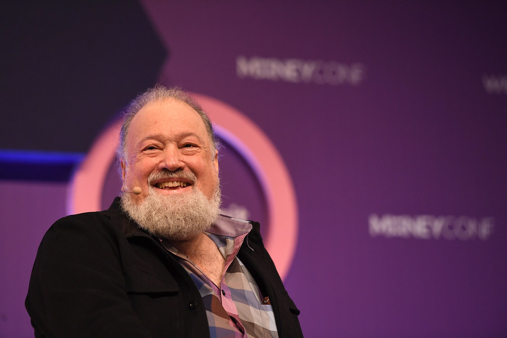 David Chaum at Web Summit, Lisbon, 2018.