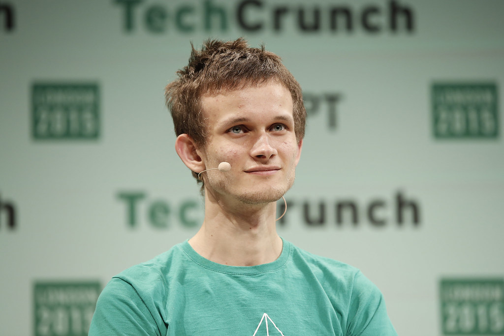 Vitalik Buterin at TechCrunch Disrupt London, 2015.